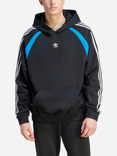 Bluza męska z kapturem oversize Adidas Oversized Hoodie "Black" IW3648 M Czarna (4067886892033) - obraz 1
