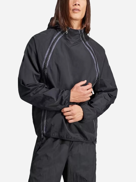 Sportowa wiatrówka męska Adidas Adventure Double-Zip Windbreaker "Black" IJ0700 S Czarna (4066762714780) - obraz 1