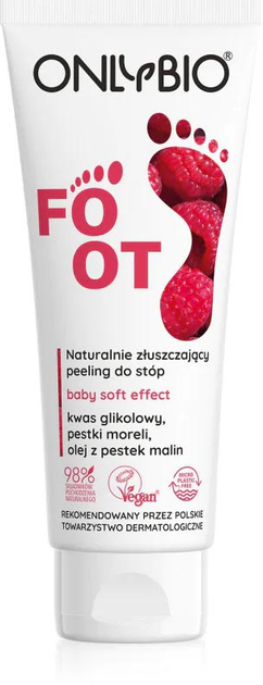 Peeling do stóp Onlybio Foot naturalnie złuszczający 75 ml (5902811788809) - obraz 1