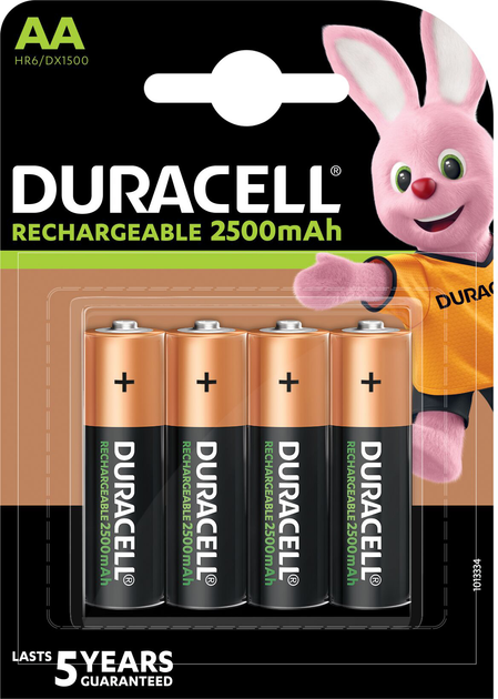 Akumulator Duracell Recharge AA 2500 mAh 4 szt(5005001)(5000394057203) - obraz 2