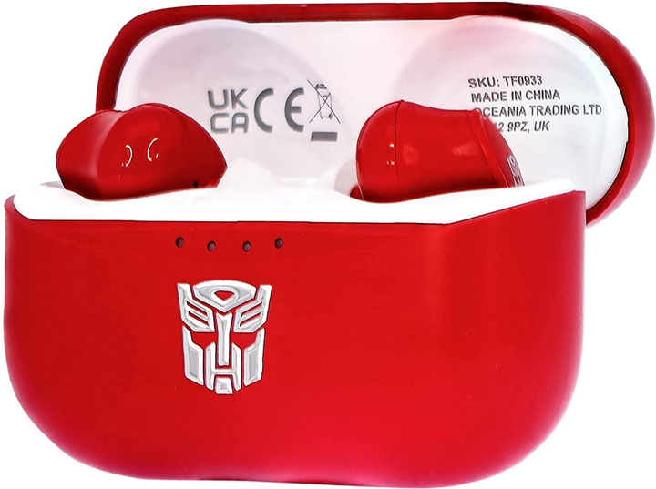 Навушники OTL Transformers Autobot TWS Red (5055371624794) - зображення 4