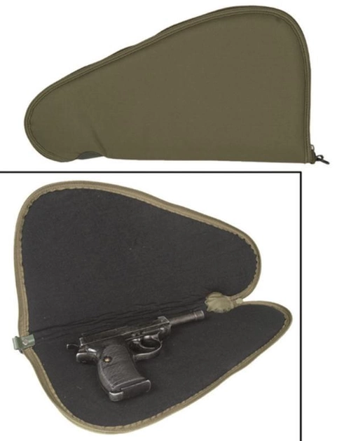 Чохол на пістолет Тактичний Mil-Tec Олива PISTOL CASE LARGE OLIV (16194201) - зображення 1