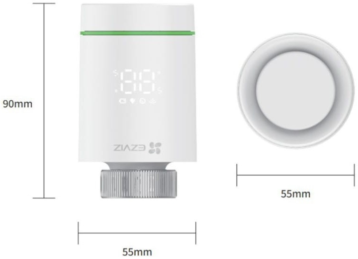 Розумний радіаторний термостат EZVIZ T55 (6941545620466) - зображення 8