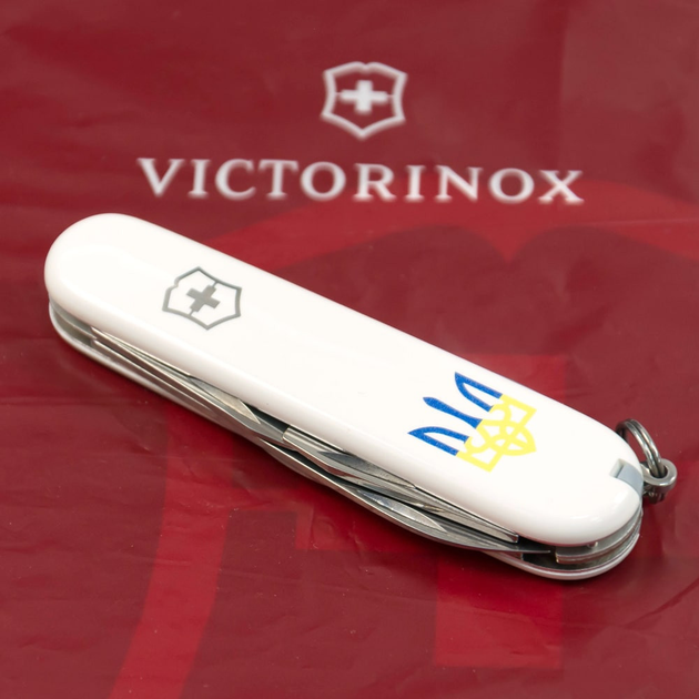 Складной нож Victorinox SPARTAN UKRAINE Трезубец сине-желт. 1.3603.7_T0017u - изображение 2