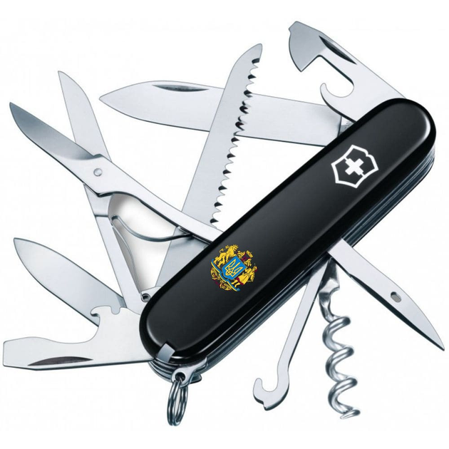 Складной нож Victorinox HUNTSMAN UKRAINE Большой Герб Украины 1.3713.3_T0400u - изображение 1