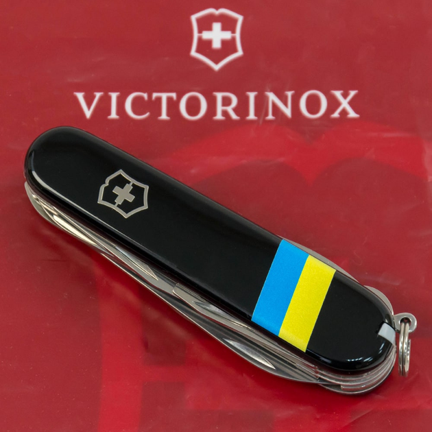 Складаний ніж Victorinox HUNTSMAN UKRAINE Прапор України 1.3713.3_T1100u - зображення 2