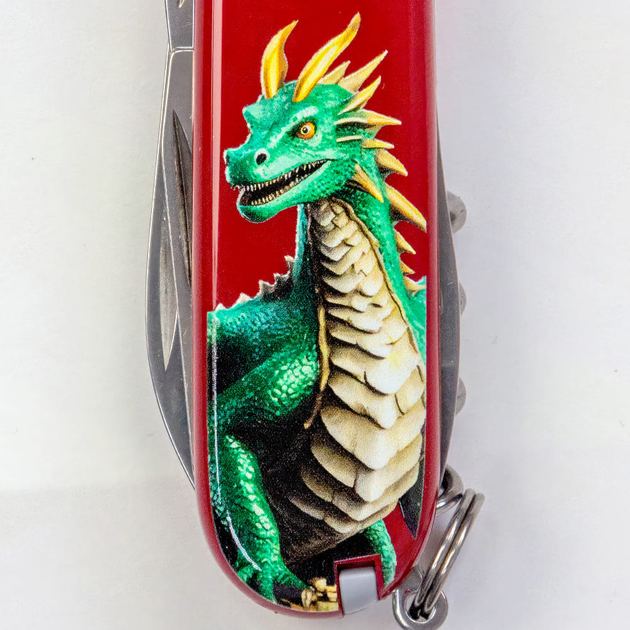 Складной нож Victorinox SPARTAN ZODIAC Зеленый дракон 1.3603.Z3340u - изображение 2