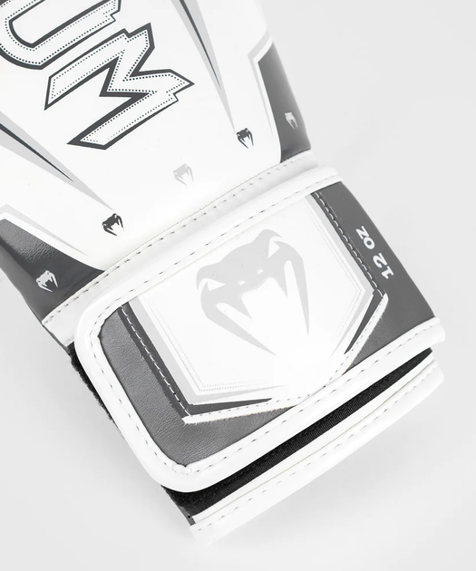 Боксерские перчатки Venum Elite Evo Boxing Gloves - Grey White (VENUM-04260-614-12oz) - Фото 3 Боксерские перчатки Venum Elite Evo Boxing Gloves - Grey White (VENUM-04260-614-12oz) - изображение 3