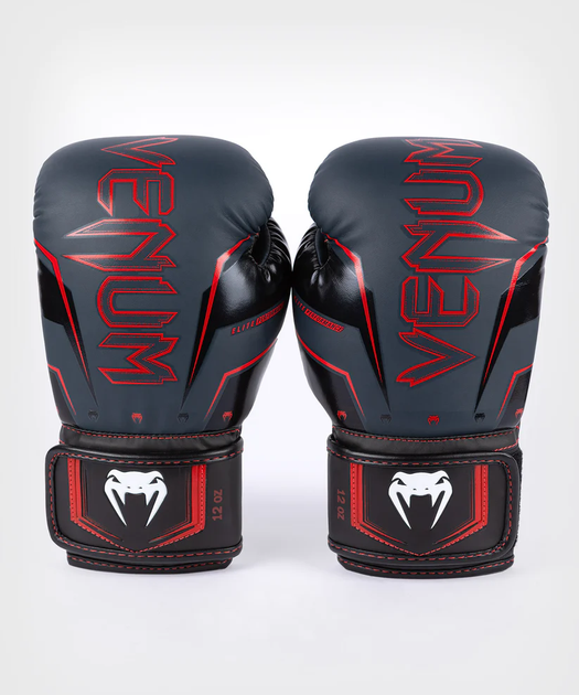 Боксерские перчатки Venum Elite Evo Boxing Gloves - Navy Black Red (VENUM-04260-607-12oz) - Фото 2 Боксерские перчатки Venum Elite Evo Boxing Gloves - Navy Black Red (VENUM-04260-607-12oz) - изображение 2