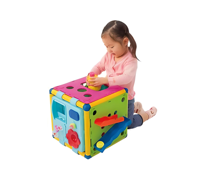 Бизиборд куб Toys by people CH040 Разноцветный – фото, отзывы ...