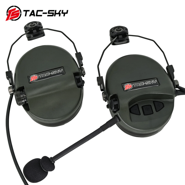 Активные наушники Tac-Sky Sordin Headset - Foliage Green - изображение 1