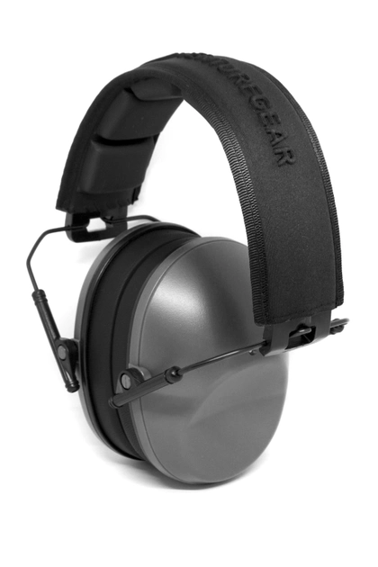 Навушники протишумні захисні Venture Gear VGPM9010C (захист слуху NRR 24 дБ, беруші в комплекті), сірі - зображення 1