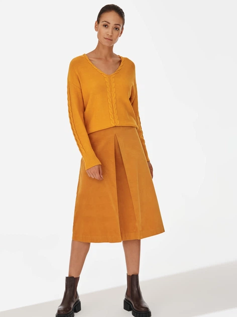 Spódnica damska Tatuum Lofo T2119.383 36 Żółta (5900380931794) - obraz 3