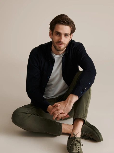 Spodnie męskie Tatuum Corgie 3 T2122.682 34 Khaki (5900380971455) - obraz 3