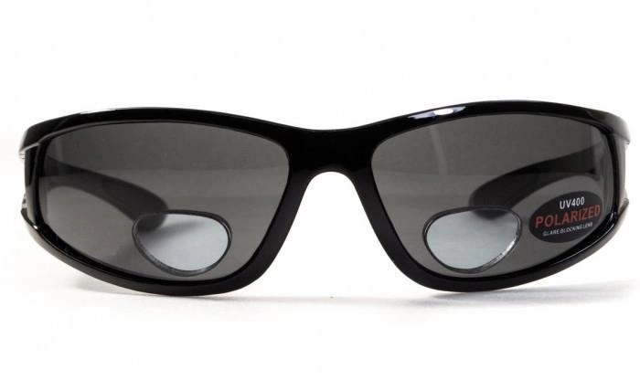 Бифокальные поляризационные очки BluWater Bifocal-3 (+3.0) Polarized (gray) серые - изображение 2