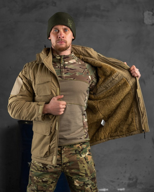 Куртка тактична утеплена койот M - зображення 2