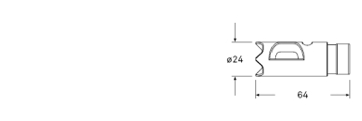 ДТК AUDERE TSO™ Cal 9x21mm 1/2-28 - зображення 2