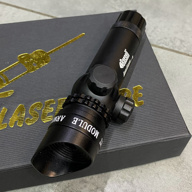 Лазерний цілевказівник Bassell JG1/3G, зелений промінь. Кріплення на Пікатінні - зображення 4