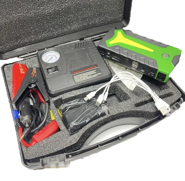 Автомобильное Пускозарядное устройство JUMPSTARTER H25 99800 mAh (1000/1500А) с компрессором - Фото 1 Автомобильное Пускозарядное устройство JUMPSTARTER H25 99800 mAh (1000/1500А) с компрессором - изображение 1