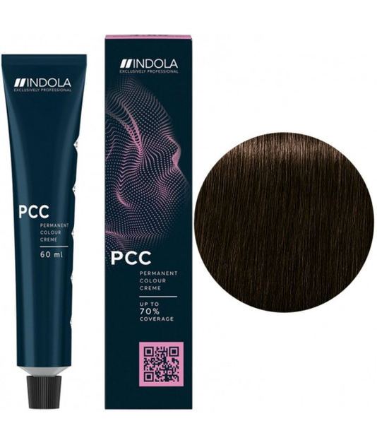 Farba do włosów Indola Permanent Caring Color 4.38 Medium Brown Gold Chocolate 60 ml (4045787933543) - obraz 1