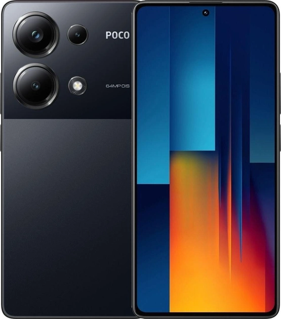 Smartfon Poco M6 Pro 8/256GB Black (6941812760536) - obraz 1