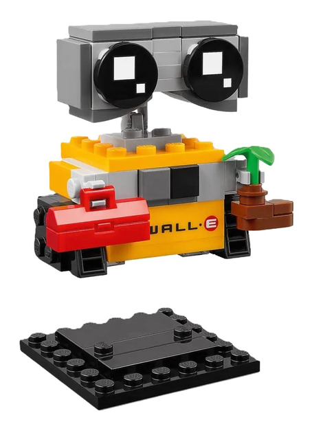 Конструктор LEGO Brickheadz Disney Pixar Ewa i Wall-E 155 деталей (40619) - зображення 5