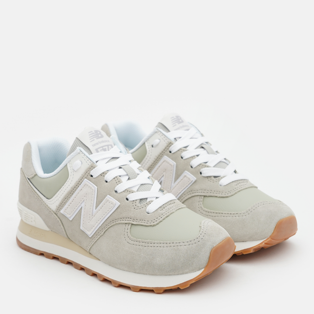 Женские кроссовки New Balance 574 WL574QD2 37 (6.5US) 23.5 см Зеленый ...