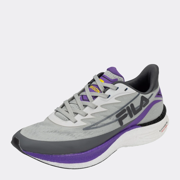 Чоловічі кросівки для бігу Fila Argon FFM0206-83250 47 (13US) 31 см Сірий/Фіолетовий (8719477754324) - зображення 2