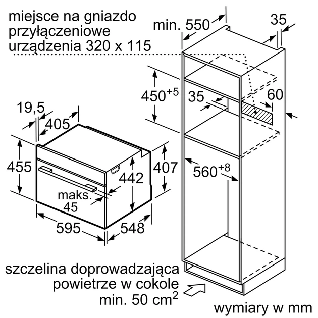 Piekarnik elektryczny Bosch Serie 8 CMG636BS1 - obraz 8