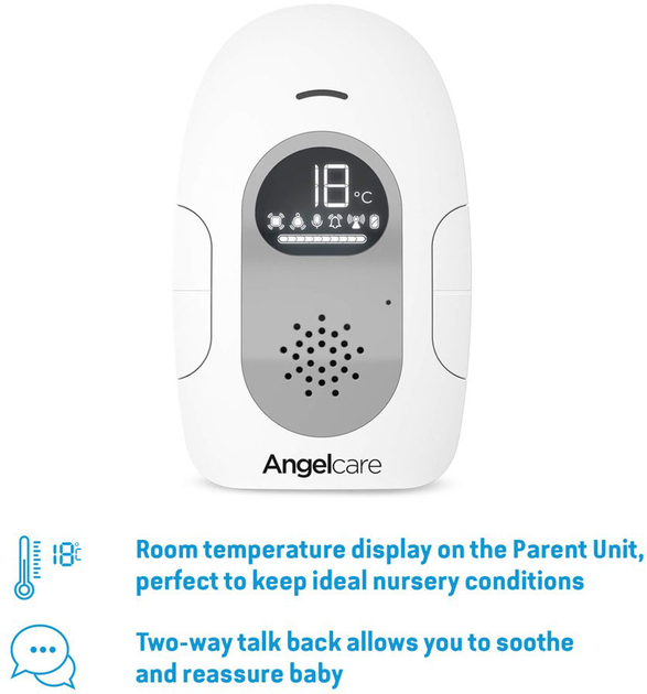Электронная радионяня Angelcare AC127 с датчиком движения Белая (666594204615) - изображение 2