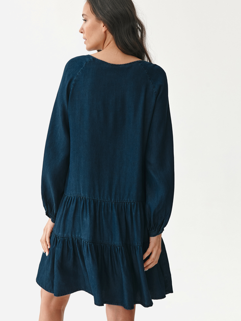 Плаття-футболка міді літнє жіноче Tatuum Mono T2216.193 40 Синє (5900142162060) - зображення 2