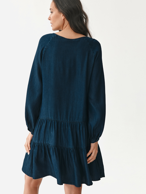 Плаття-футболка міді літнє жіноче Tatuum Mono T2216.193 36 Синє (5900142162046) - зображення 2