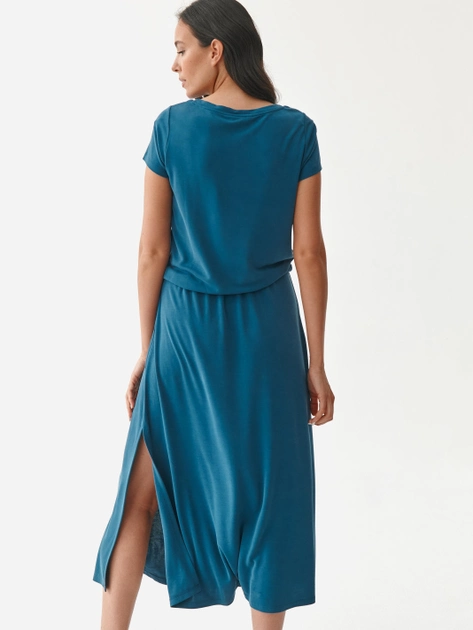 Плаття-футболка міді літнє жіноче Tatuum Jasmiko T2216.210 XS Синє (5900142159268) - зображення 2