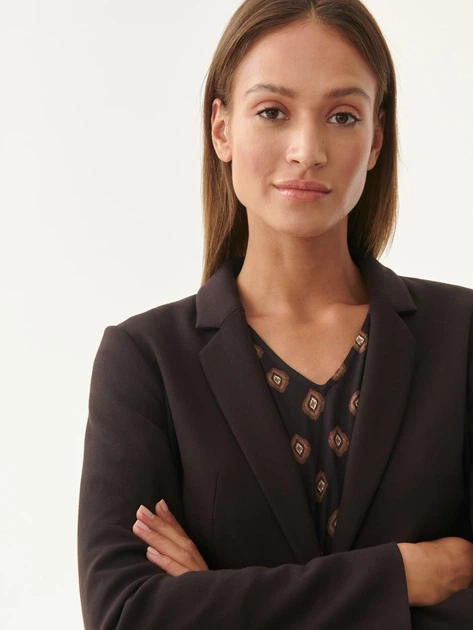 Піджак класичний жіночий Tatuum Ramona T2220.021 34 Коричневий (5900142180675) - зображення 4