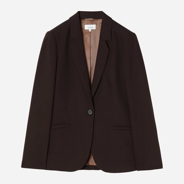Піджак класичний жіночий Tatuum Ramona T2220.021 34 Коричневий (5900142180675) - зображення 5