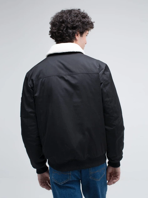 Бомбер чоловічий Big Star Dexeb-906 XXXL Чорний (5900714656850) - зображення 2