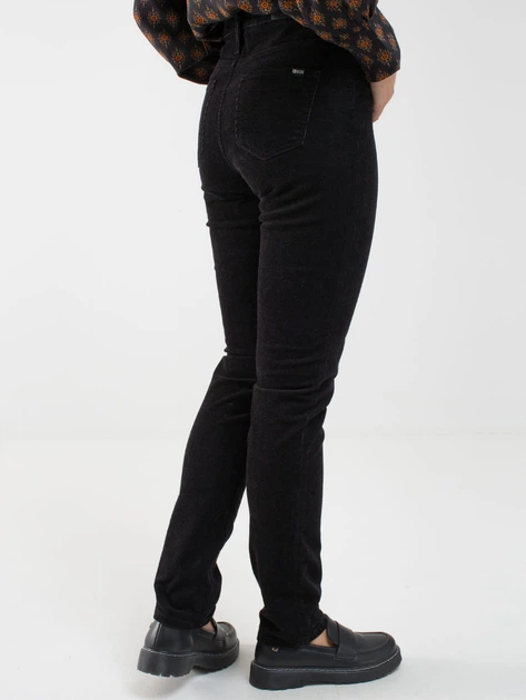 Jeansy slim fit damskie Big Star Katrina High Waist Cord-906 34-30 Czarne (5900714678326) - obraz 2