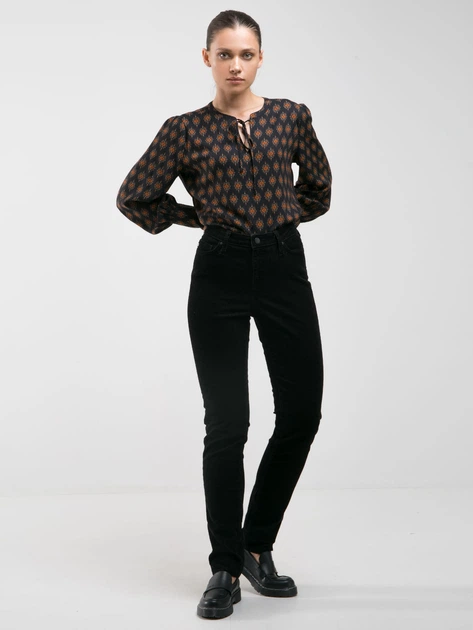 Jeansy slim fit damskie Big Star Katrina High Waist Cord-906 31-32 Czarne (5900714678302) - obraz 5