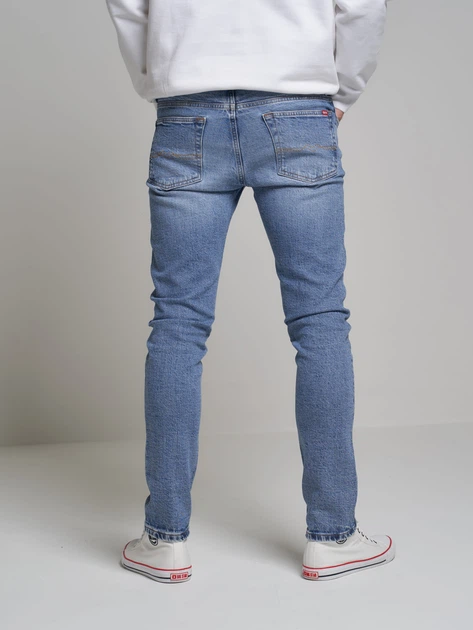 Jeansy slim fit męskie Big Star Terry Slim-512 34-36 Niebieskie (5901437935765) - obraz 2