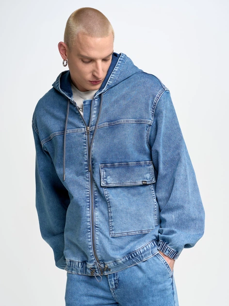 Куртка джинсова чоловіча Big Star Willou-319 M Синя (5900714661113) - зображення 1