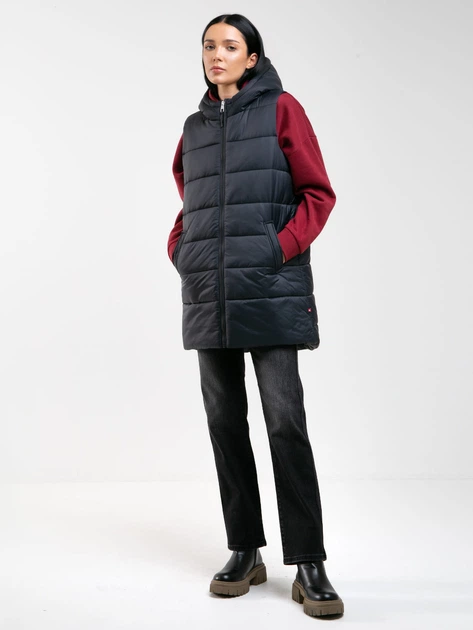 Теплий жилет жіночий Big Star Pavla-906 M Чорний (5900714673024) - зображення 4