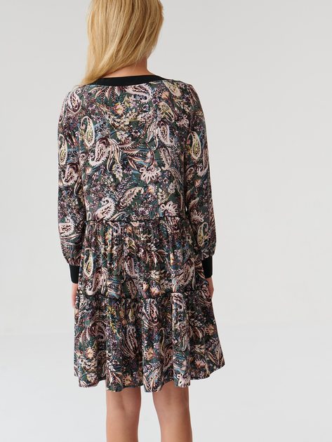 Sukienka krótka jesienna damska Tatuum Emrami 1 T2318.203 40 Wielokolorowa (5900142266225) - obraz 2