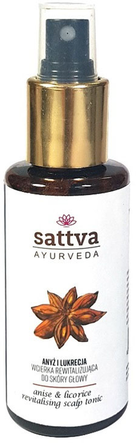 Tonik do skóry głowy Sattva Ayurveda Anise & Licorice Revitalizing Scalp Tonic 100 ml (8905075000110 / 5903794180673) - obraz 1