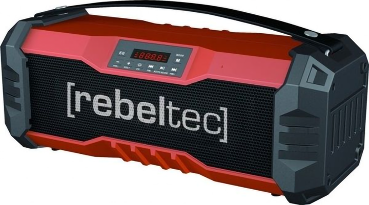 Głośnik przenośny Rebeltec SoundBox 350 Red black (RBLGLO00026) - obraz 1