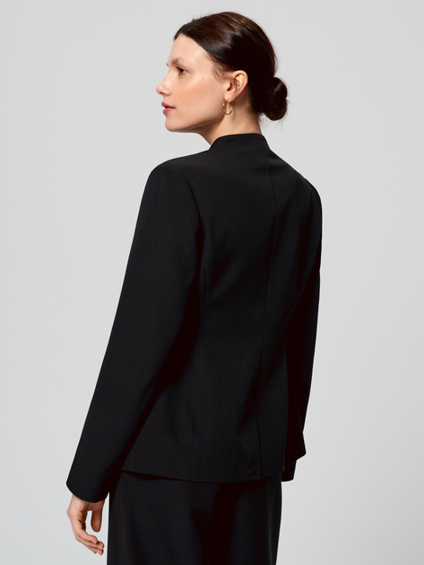 Піджак жіночий класичний Sinsay LQ368-99X XL Чорний (5905328329404) - зображення 2