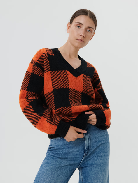 Пуловер жіночий Sinsay 9926A-MLC S Різнокольоровий (5904841229246) - зображення 1