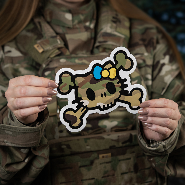 M-Tac наклейка Hello Kitty Large Multicam - изображение 2