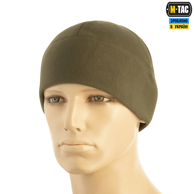 M-Tac шапка Watch Cap Elite фліс (320г/м2) Army Olive S - зображення 1