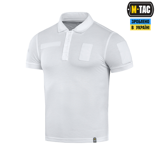 M-Tac поло тактичне 65/35 White 2XL - зображення 1