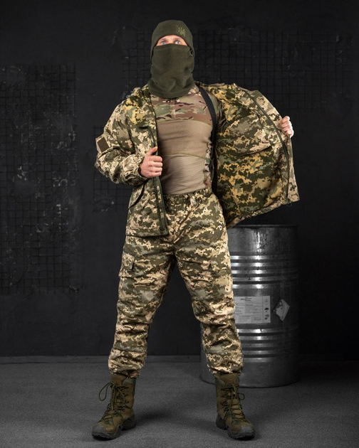 Зимовий тактичний костюм гірка 7.62 tactical піксель Вт6428 XXL - зображення 1